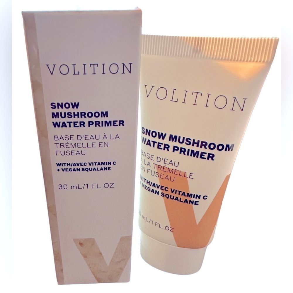 NIB Volition Beauty‎ Snow Mushroom Water Primer with Vitamin C + Vegan Squalane
